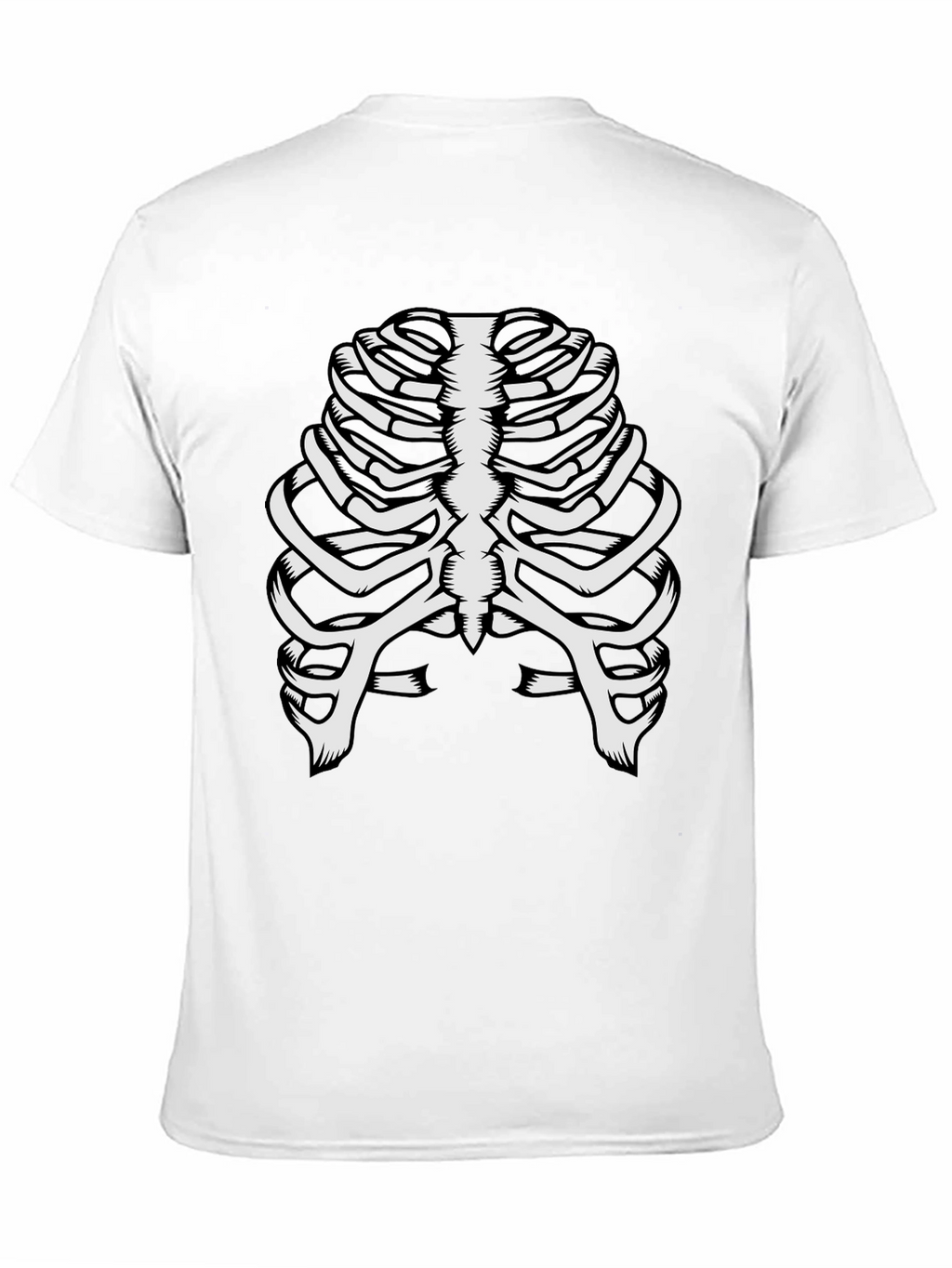 Skeleton Rib Cage T-Shirt - Halloween Costume Tee