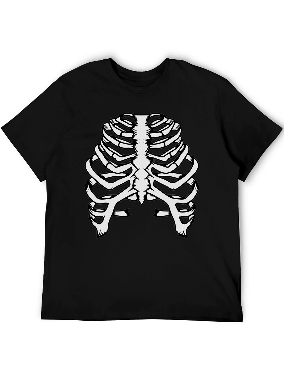 Skeleton Rib Cage T-Shirt - Halloween Costume Tee
