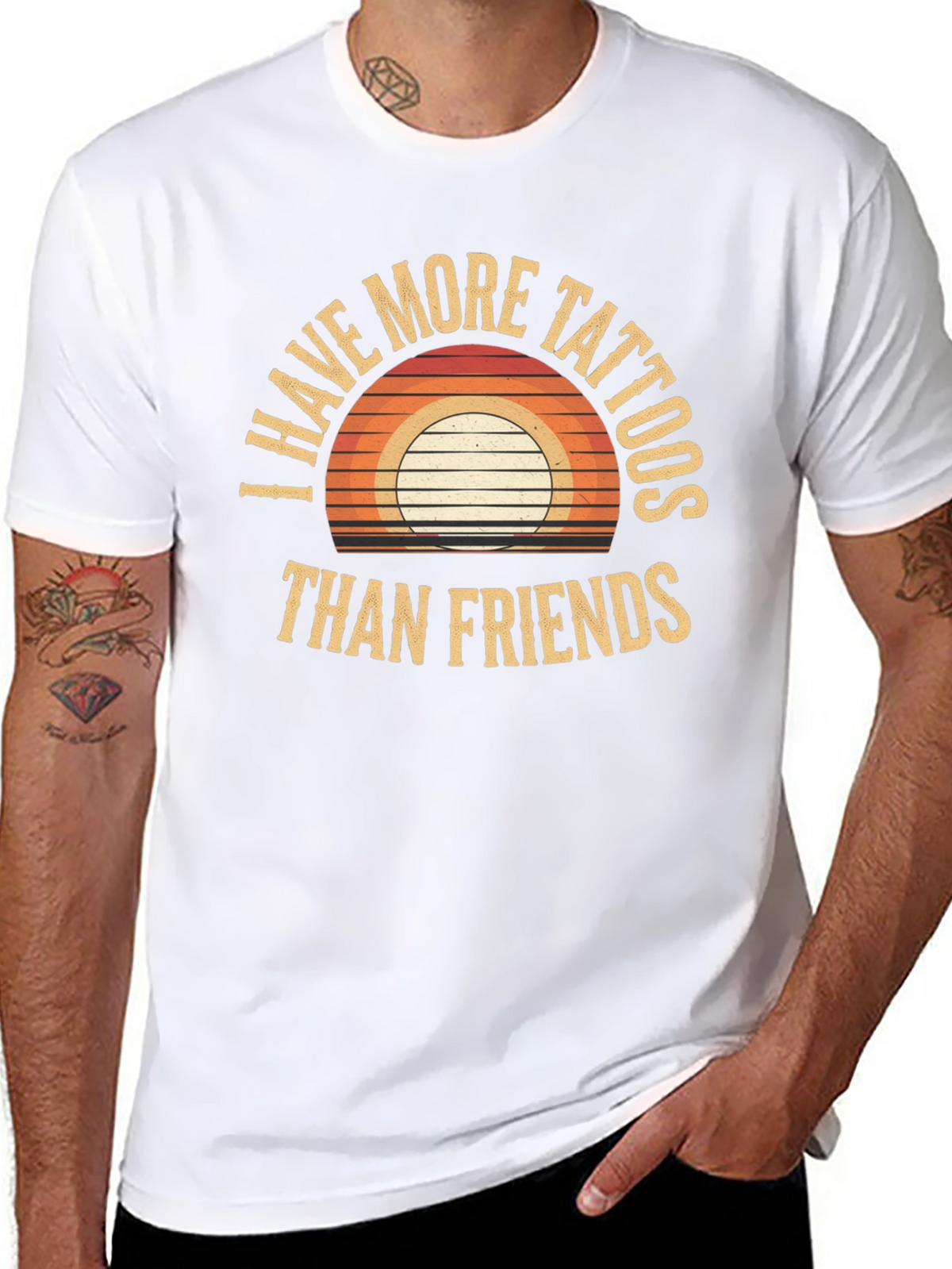 I Have More Tattoos Than Friends Graphic Tee
