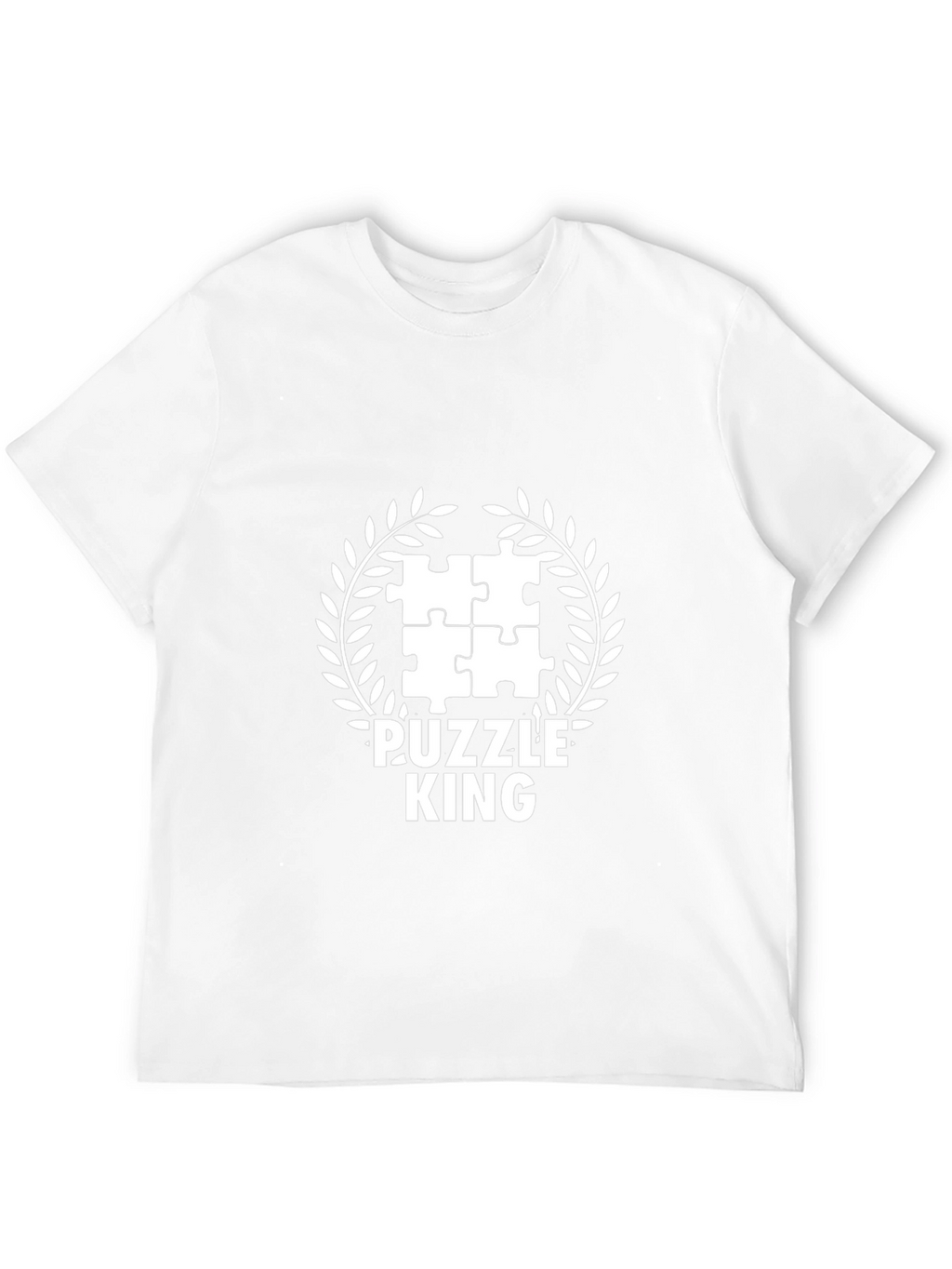 Puzzle King T-Shirt - Black Graphic Tee