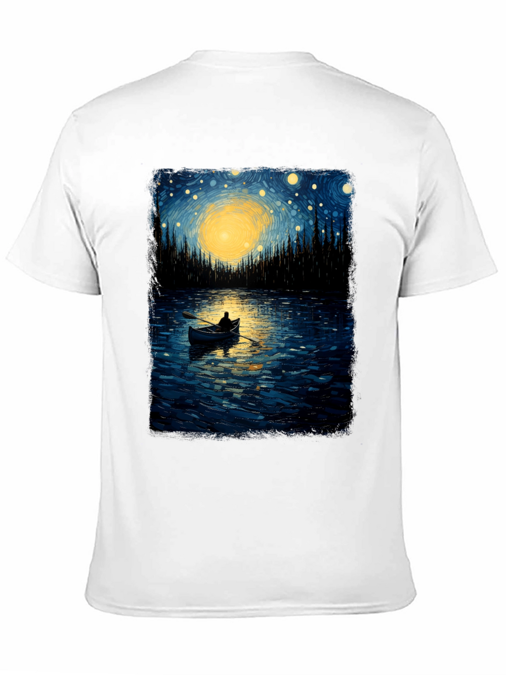 Starry Night Lake T-Shirt