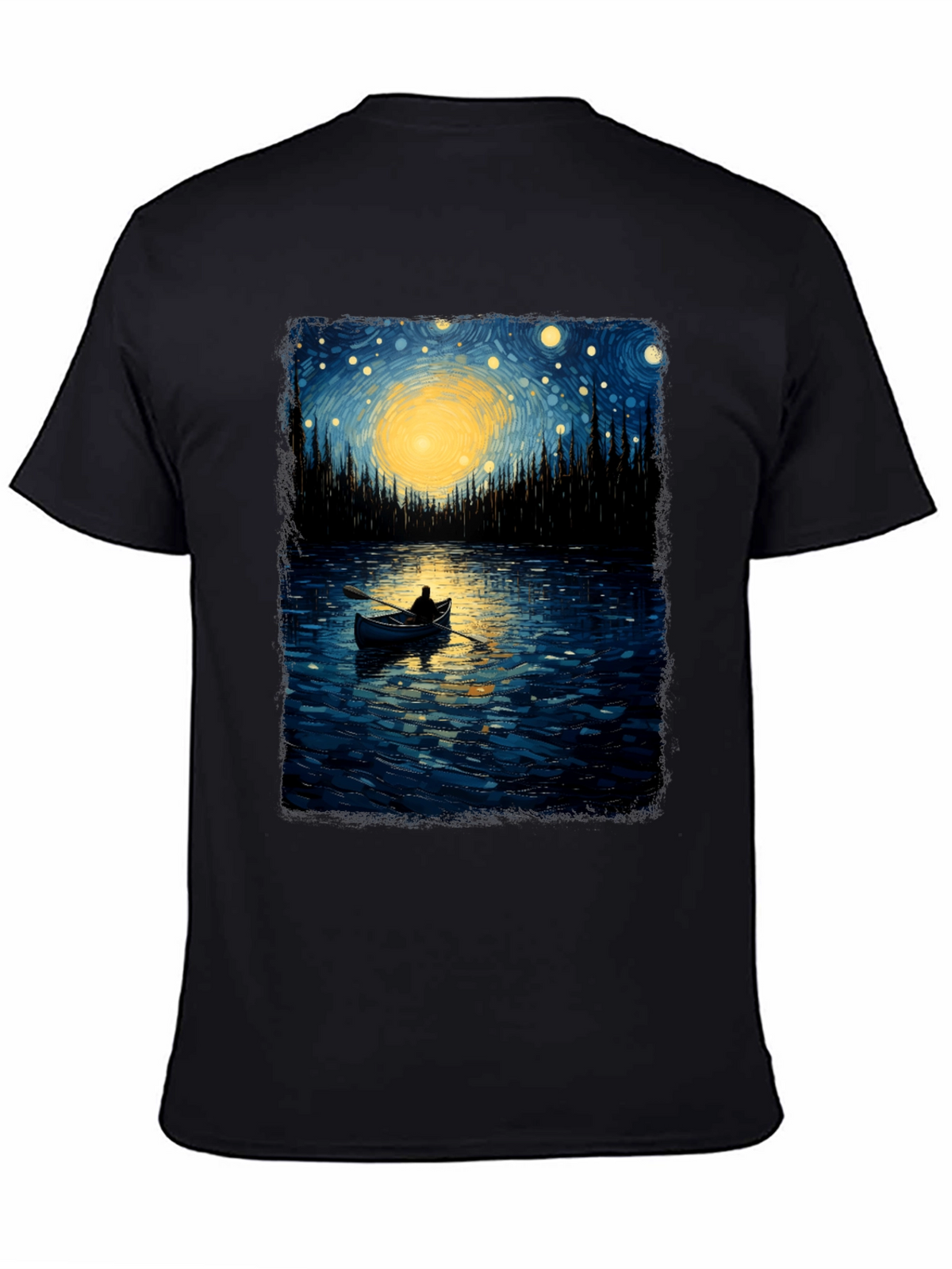 Starry Night Lake T-Shirt