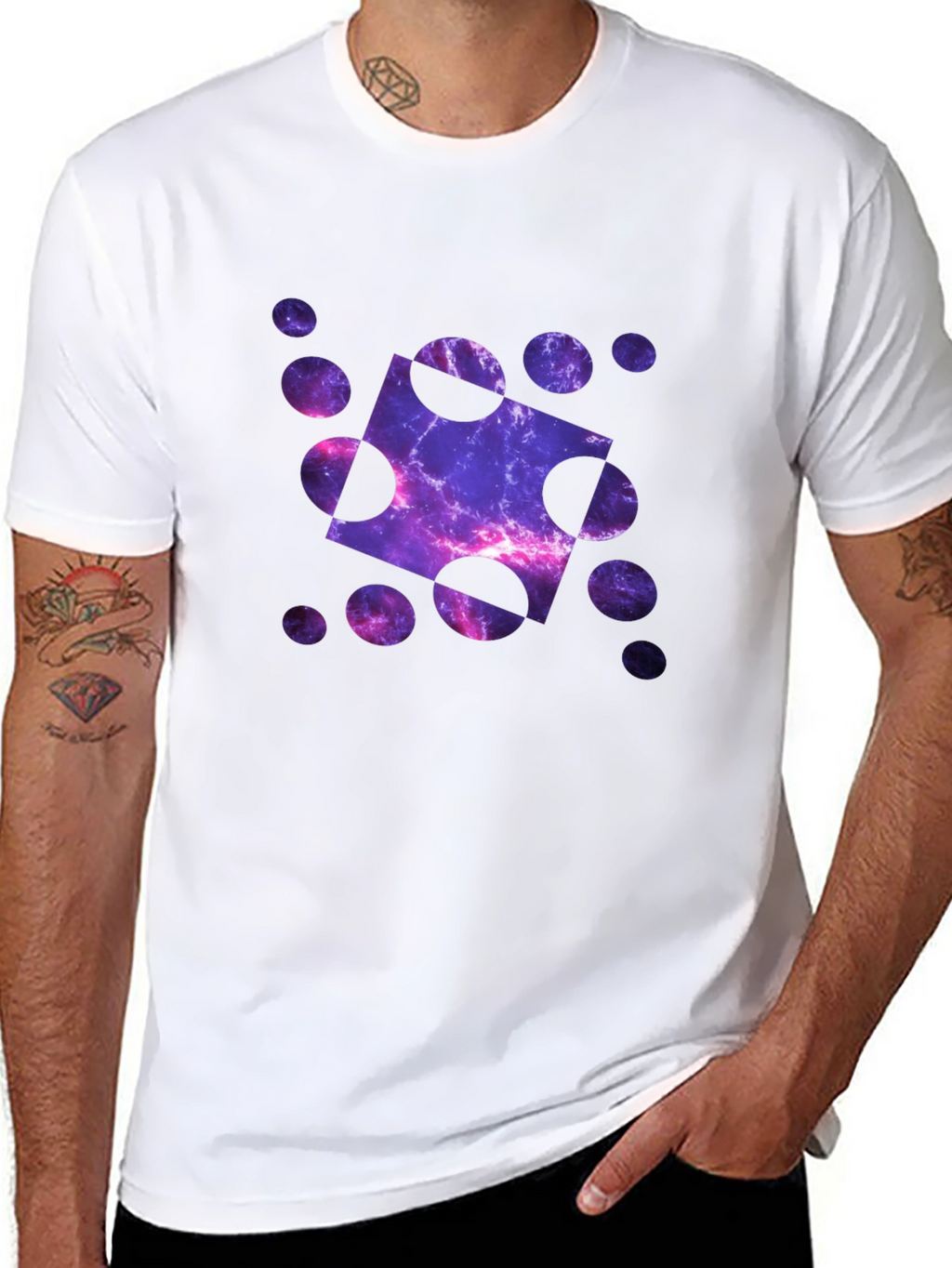 Galaxy Sphere Graphic T-Shirt