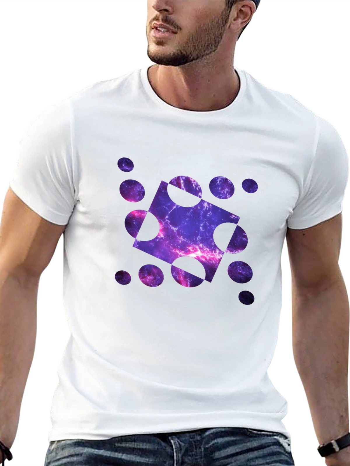 Galaxy Sphere Graphic T-Shirt