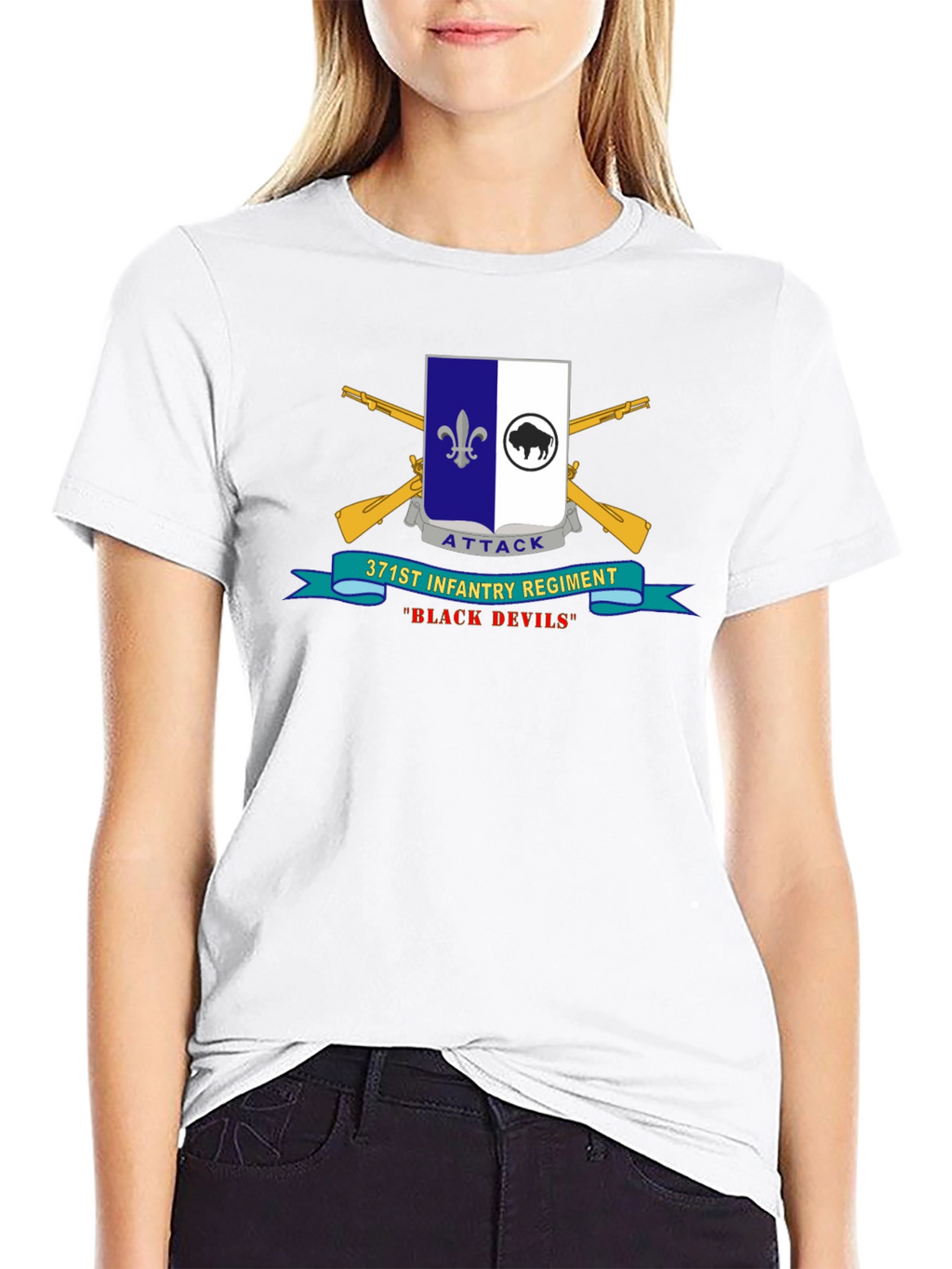 371st Infantry Regiment Black Devils T-Shirt