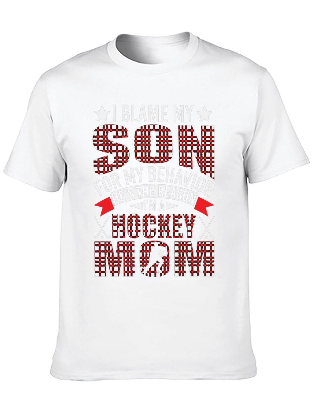 Hockey Mom Graphic Tee - Blame My Son!