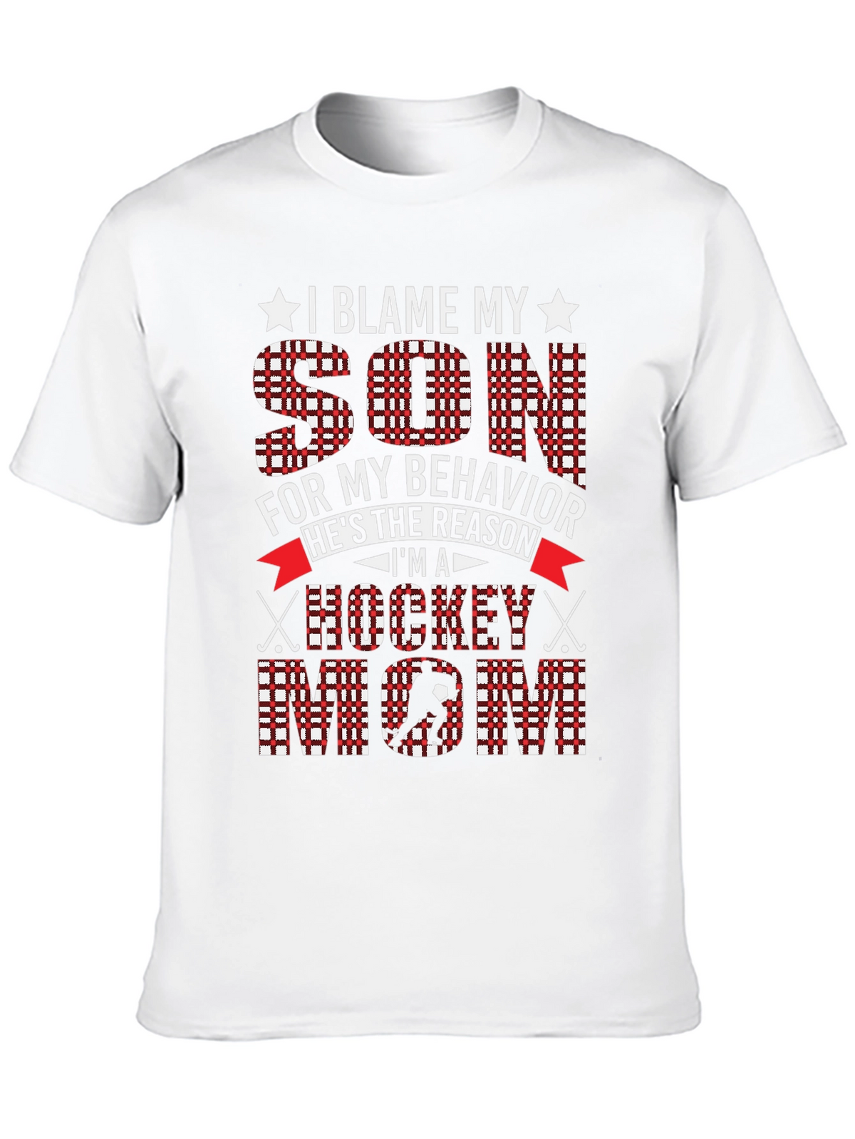 Hockey Mom Graphic Tee - Blame My Son!