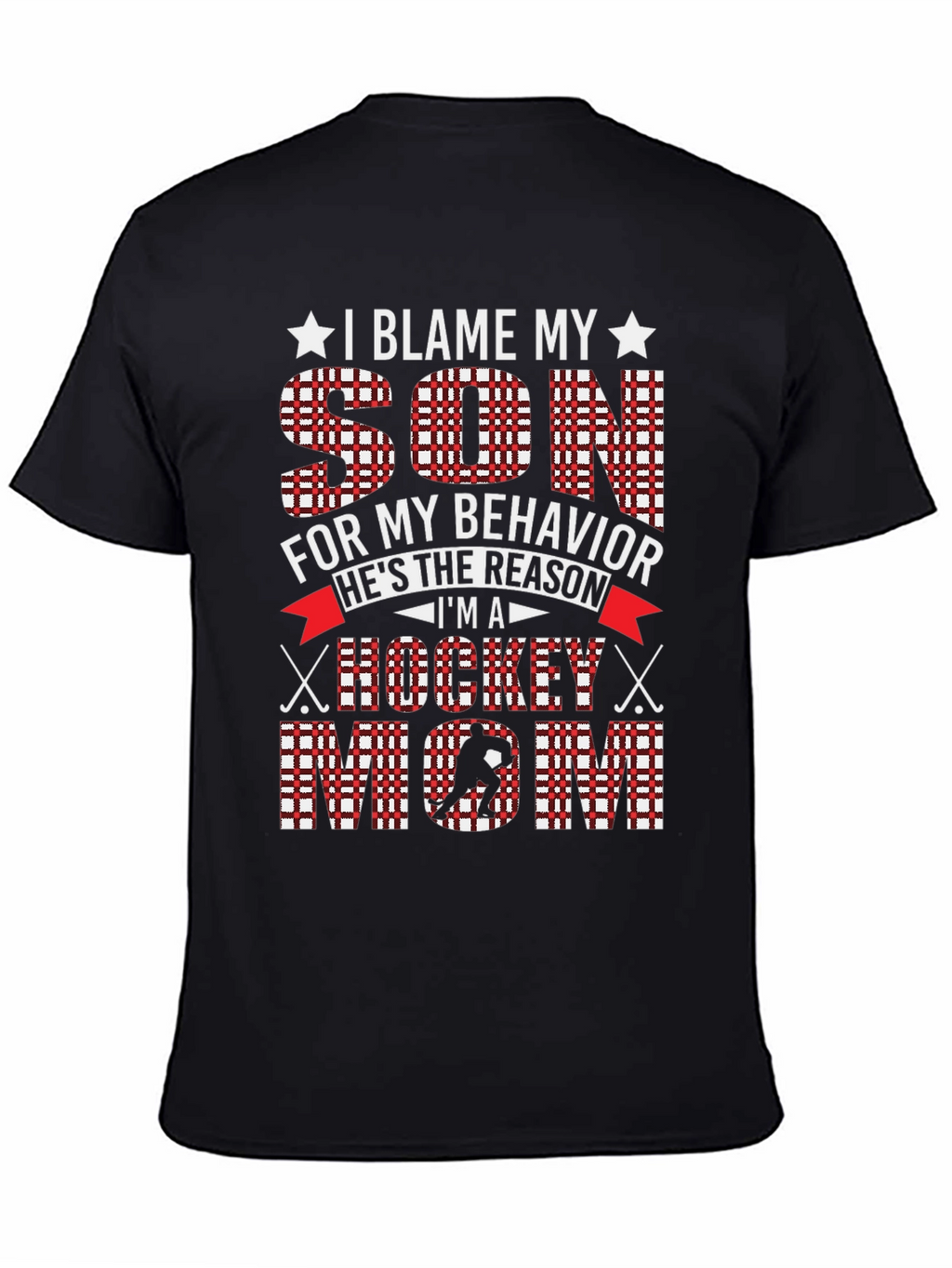 Hockey Mom Graphic Tee - Blame My Son!