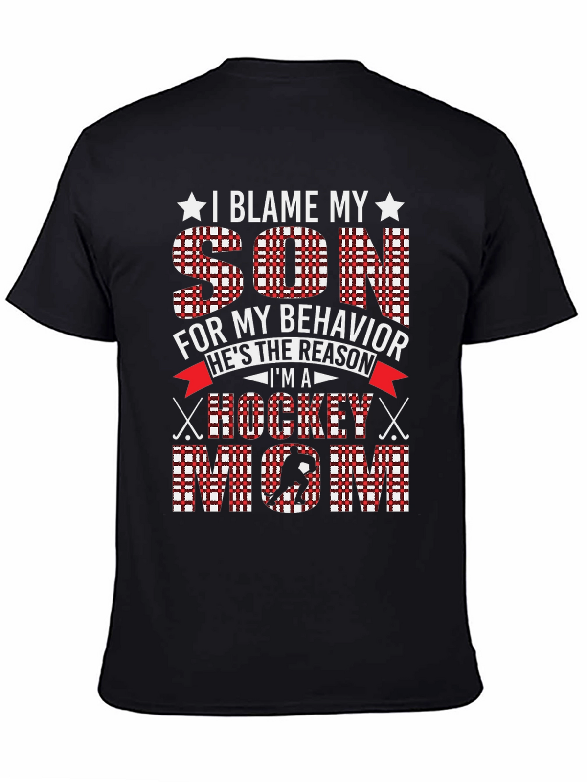 Hockey Mom Graphic Tee - Blame My Son!