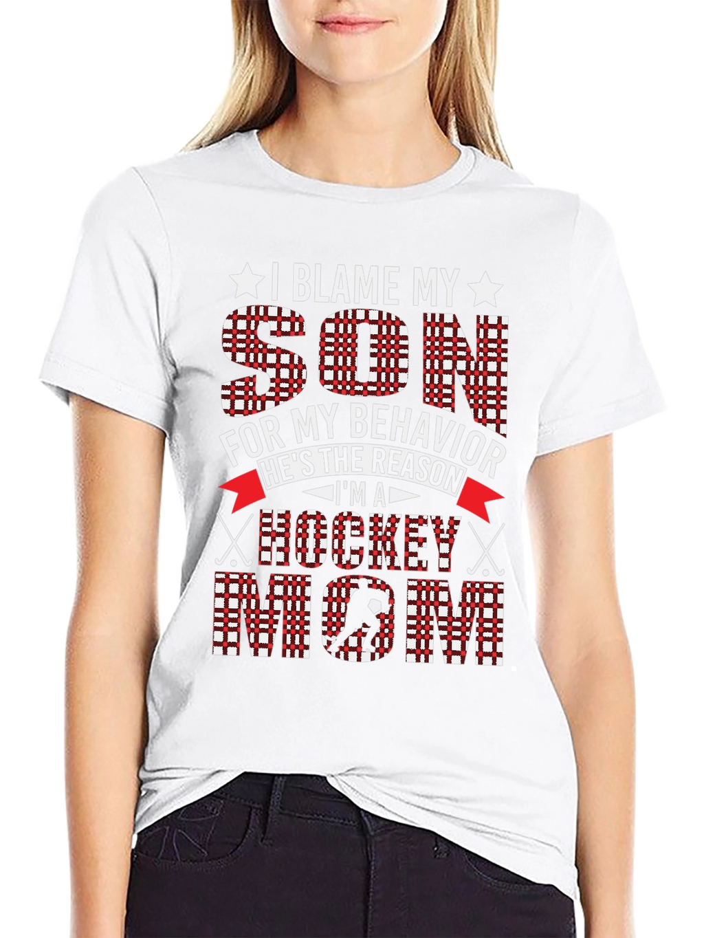 Hockey Mom Graphic Tee - Blame My Son!