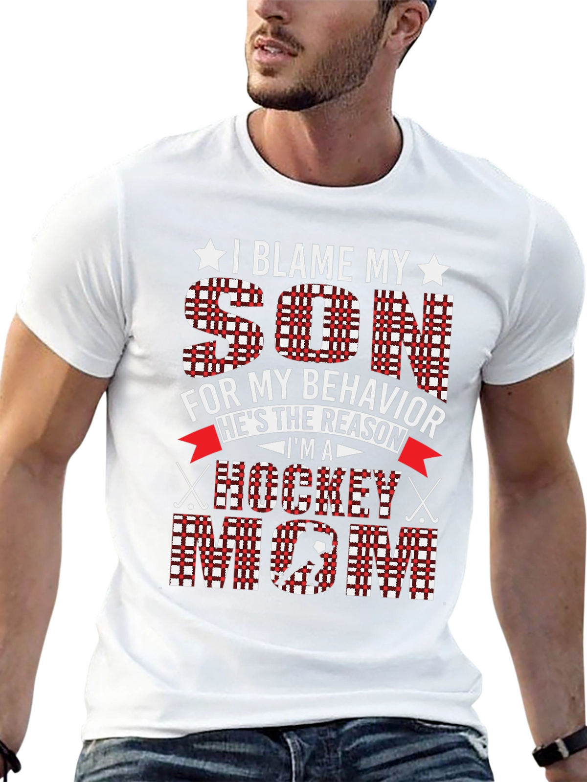 Hockey Mom Graphic Tee - Blame My Son!