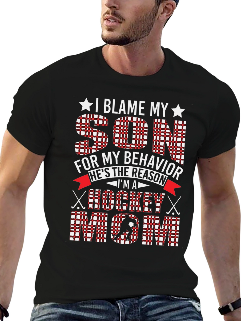 Hockey Mom Graphic Tee - Blame My Son!