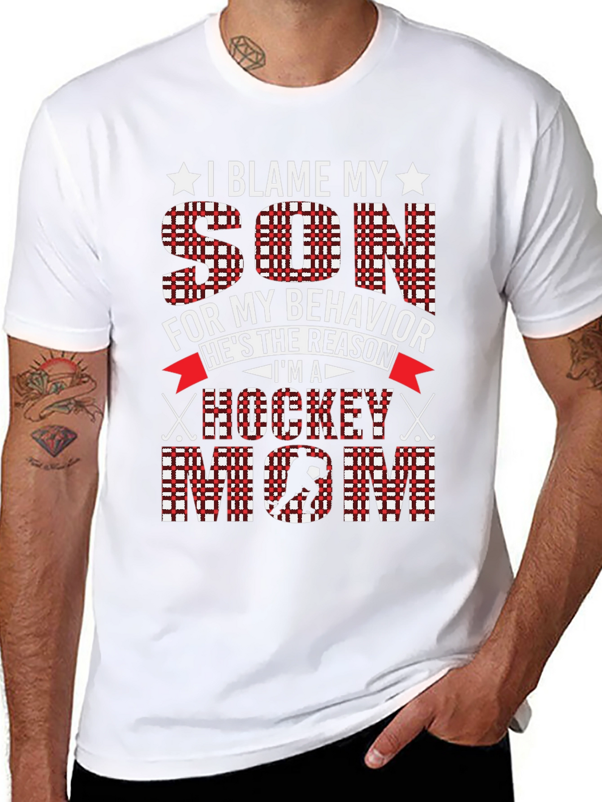 Hockey Mom Graphic Tee - Blame My Son!