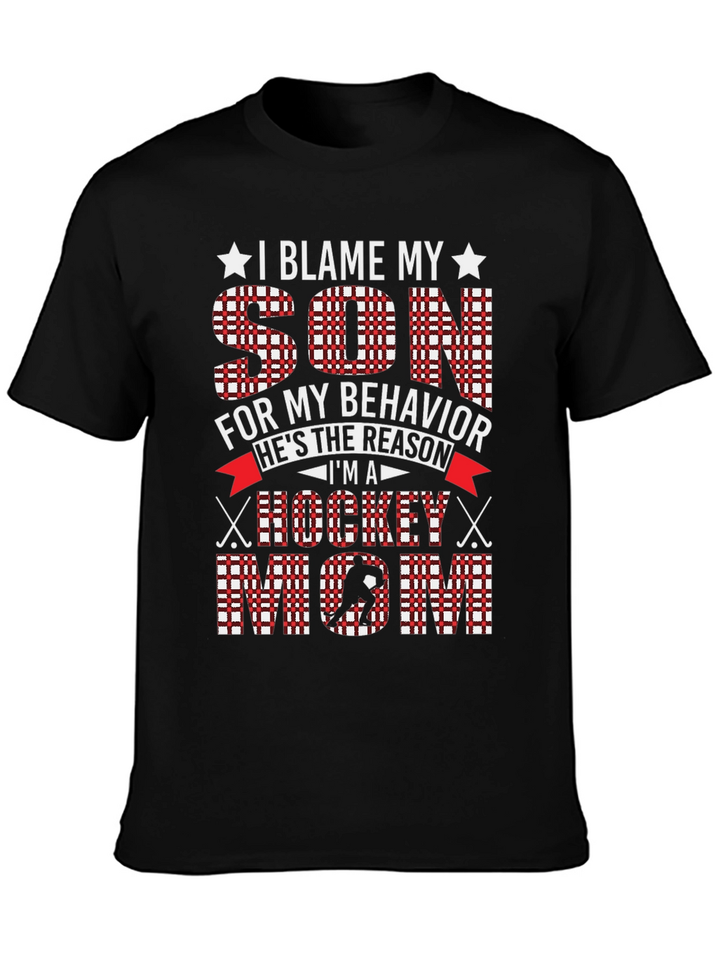 Hockey Mom Graphic Tee - Blame My Son!