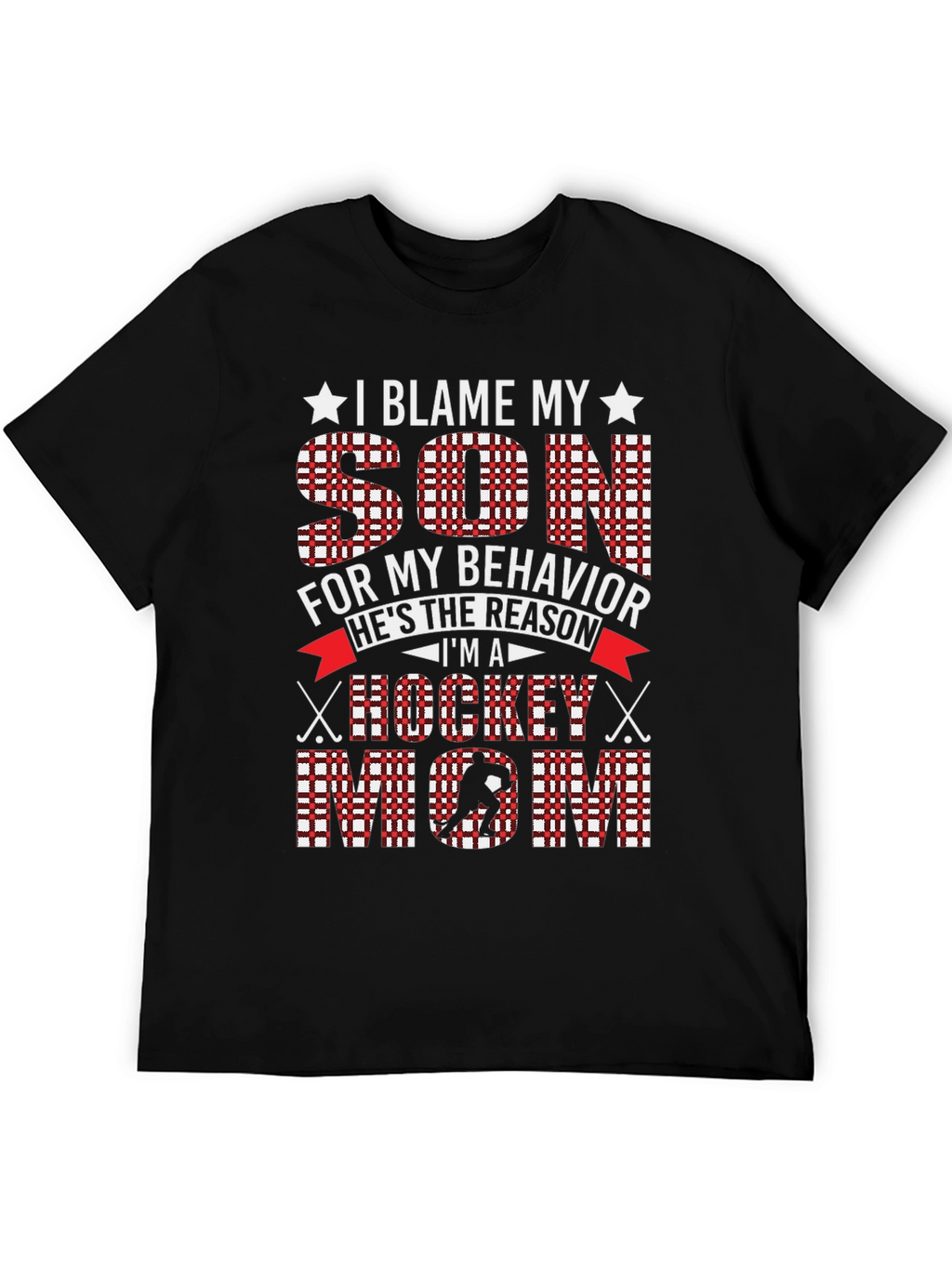 Hockey Mom Graphic Tee - Blame My Son!