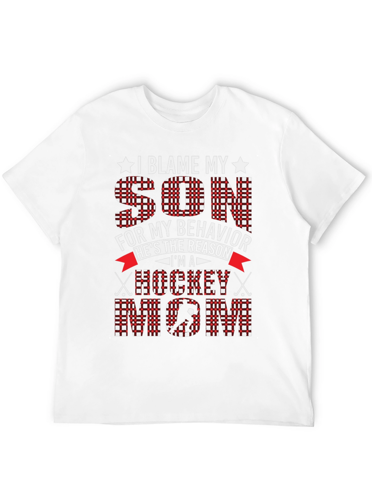 Hockey Mom Graphic Tee - Blame My Son!
