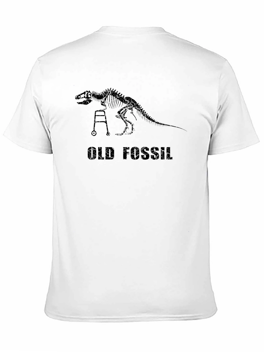 Old Fossil Dinosaur Skeleton Graphic T-Shirt