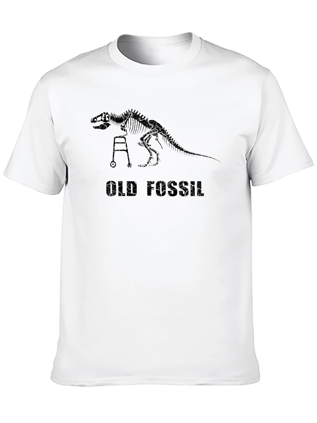 Old Fossil Dinosaur Skeleton Graphic T-Shirt