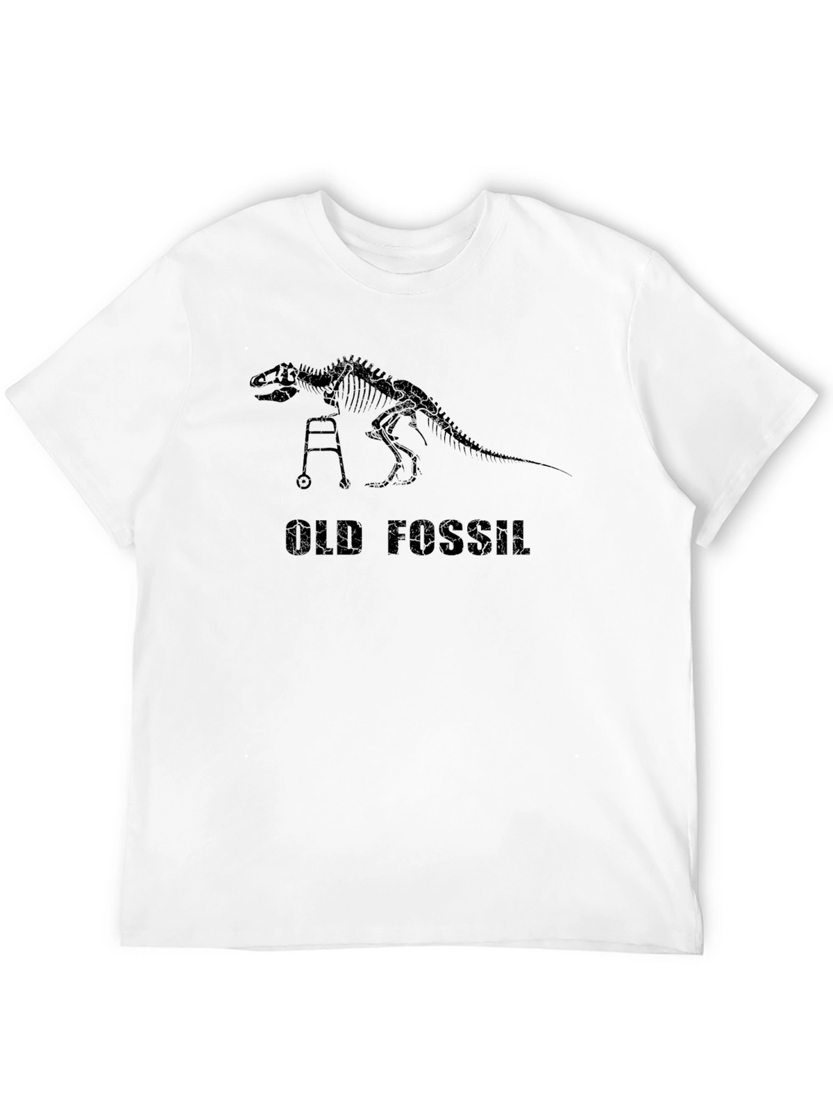Old Fossil Dinosaur Skeleton Graphic T-Shirt