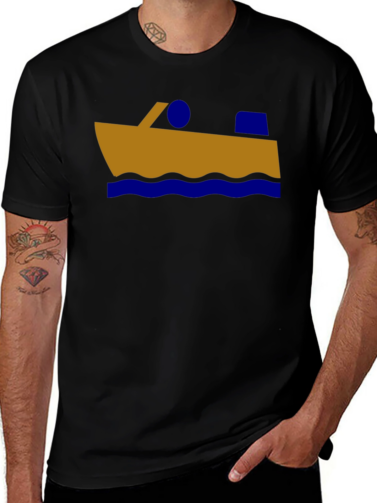 Nautical Boat Graphic T-Shirt