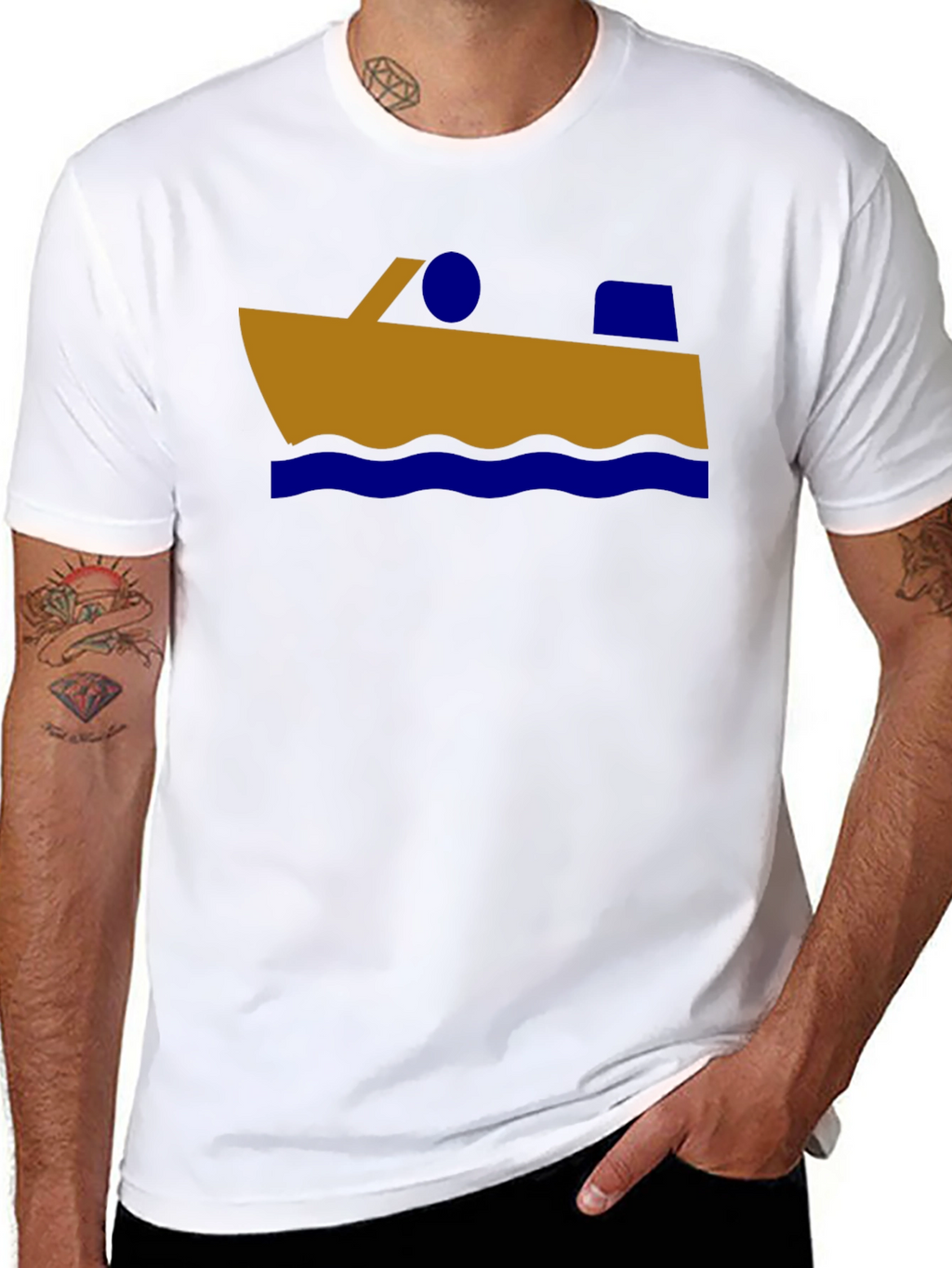 Nautical Boat Graphic T-Shirt