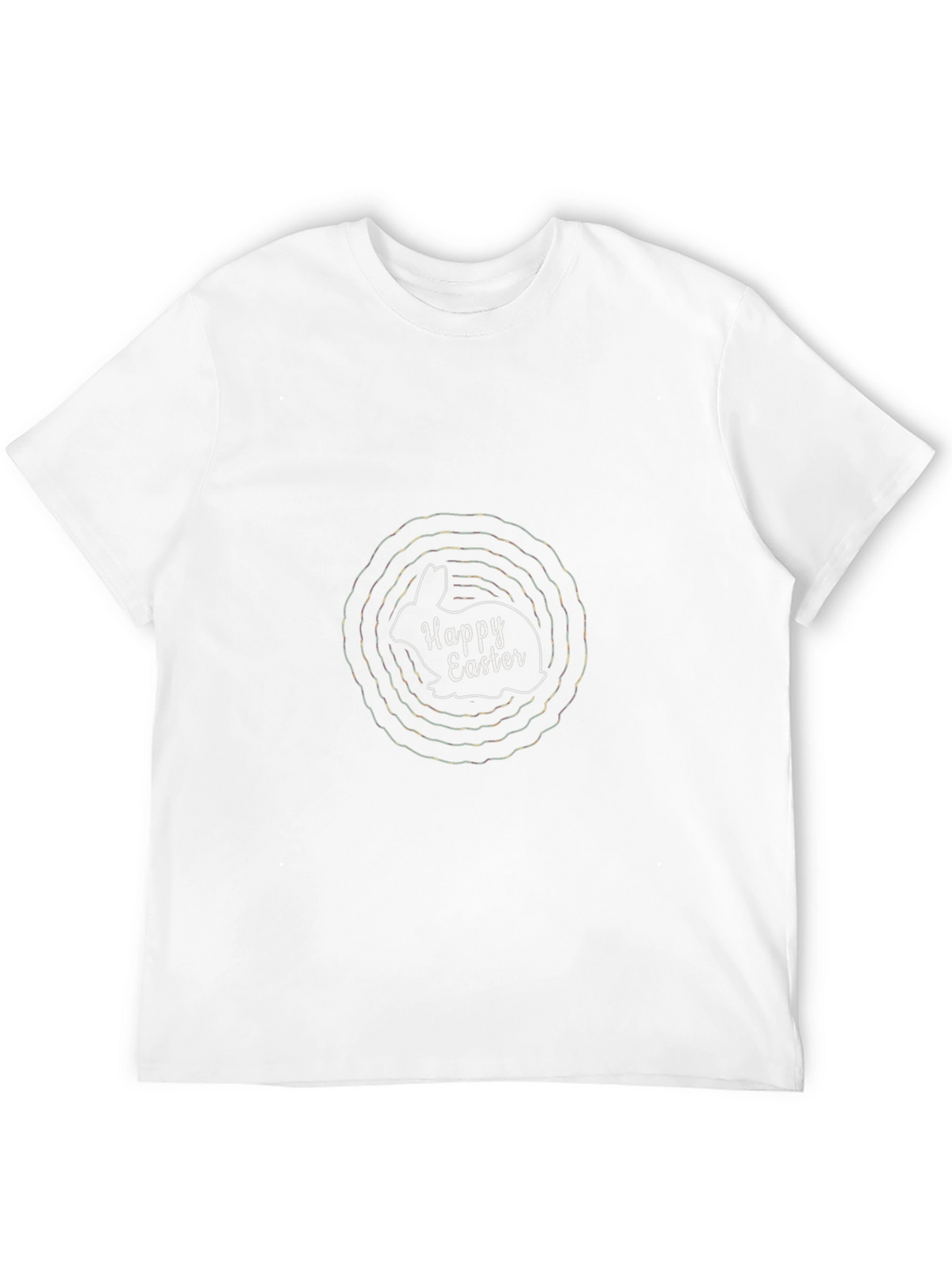 Happy Easter Bunny T-Shirt - Black
