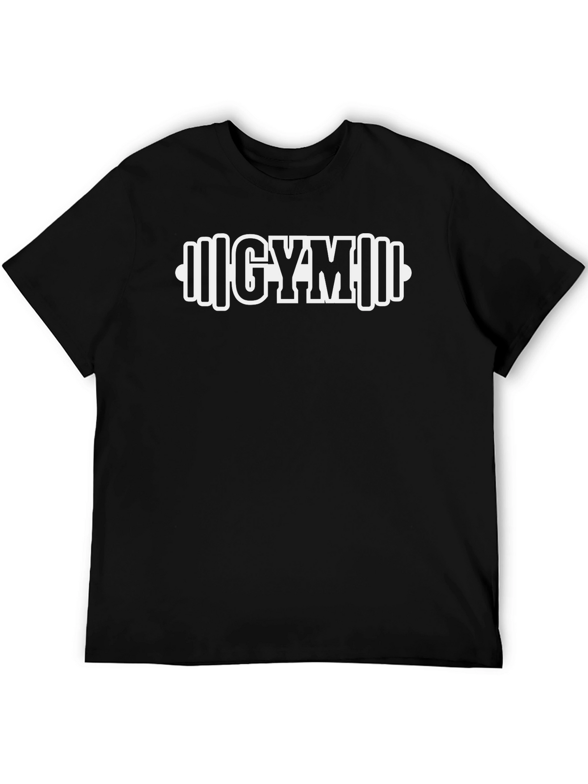 Gym Barbell Graphic Tee - Workout Motivation T-Shirt