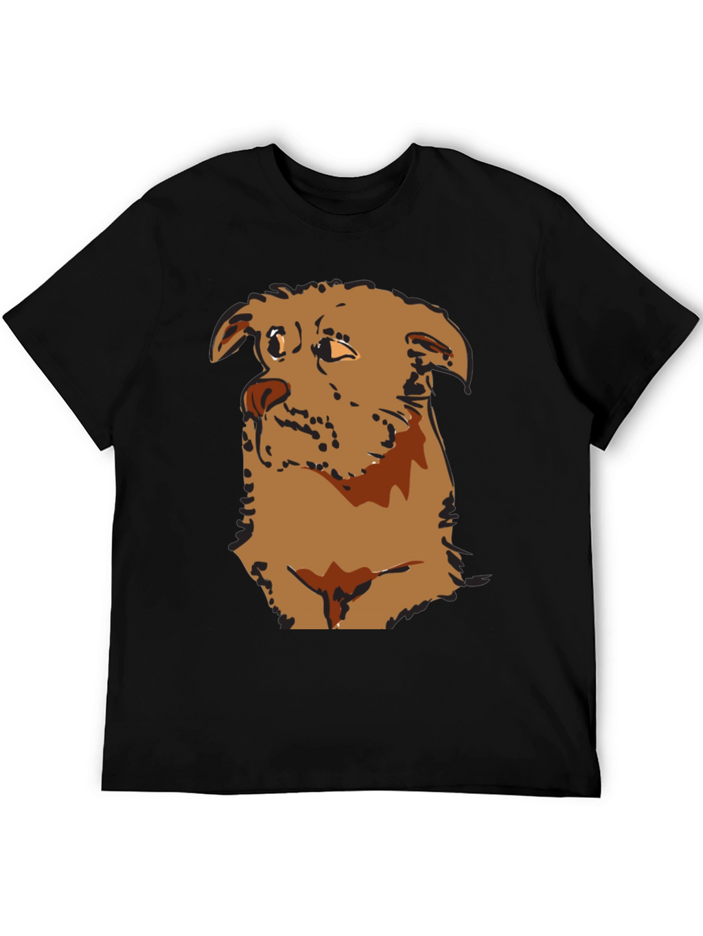 Dog Graphic T-Shirt - Casual Style
