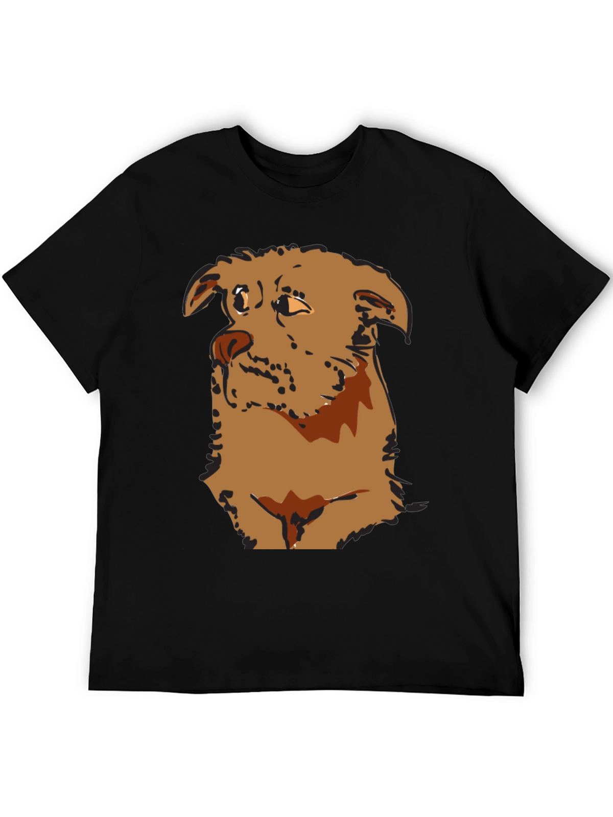 Dog Graphic T-Shirt - Casual Style