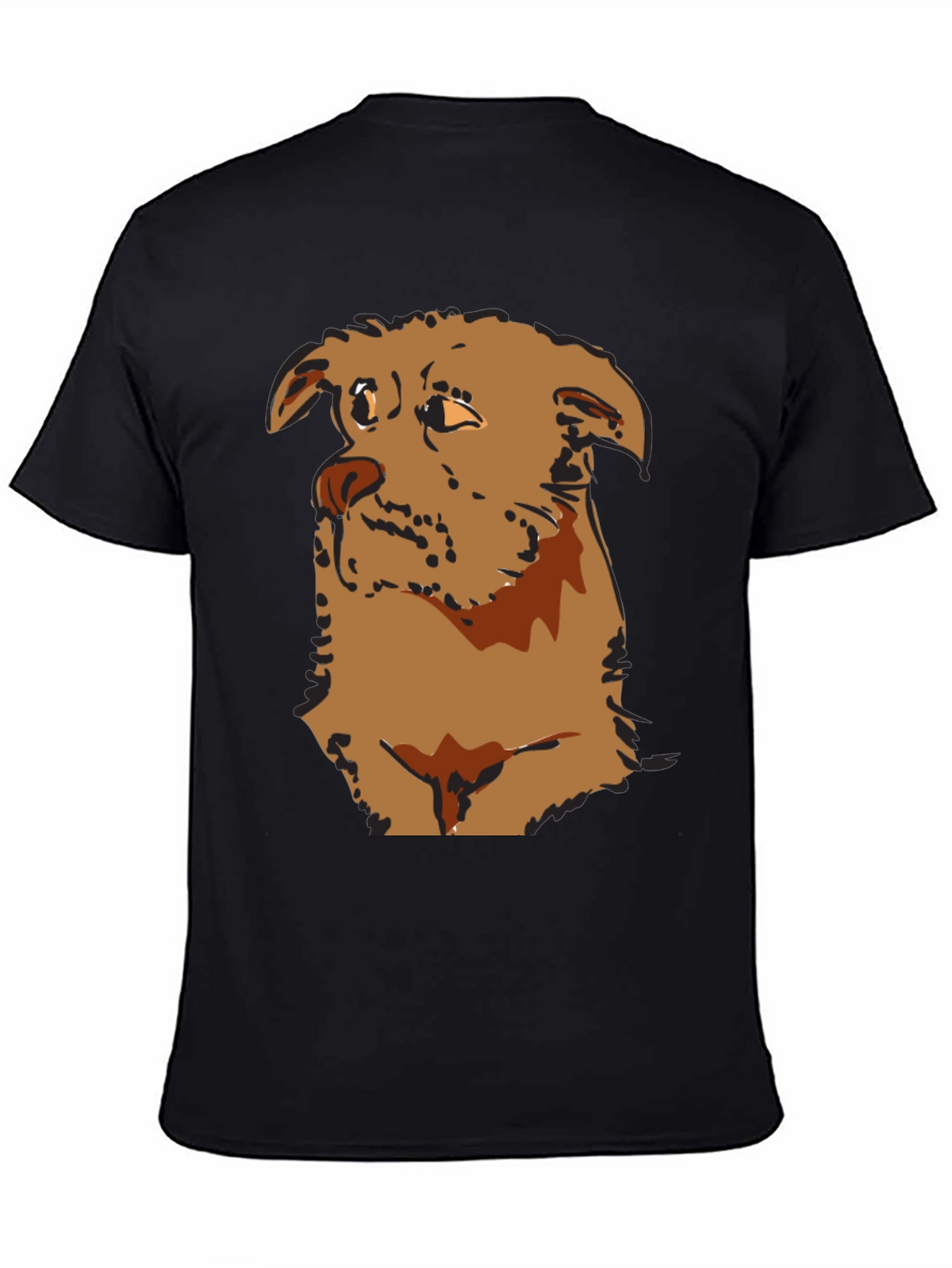 Dog Graphic T-Shirt - Casual Style