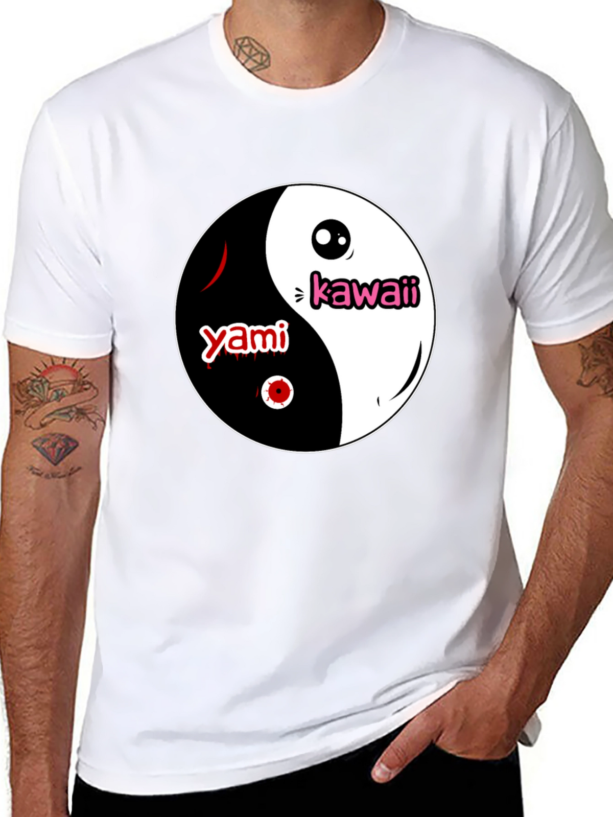 Yami Kawaii Yin Yang T-Shirt