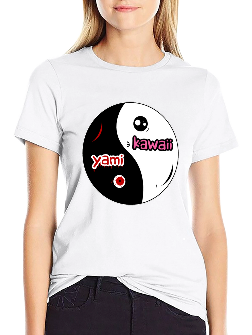 Yami Kawaii Yin Yang T-Shirt