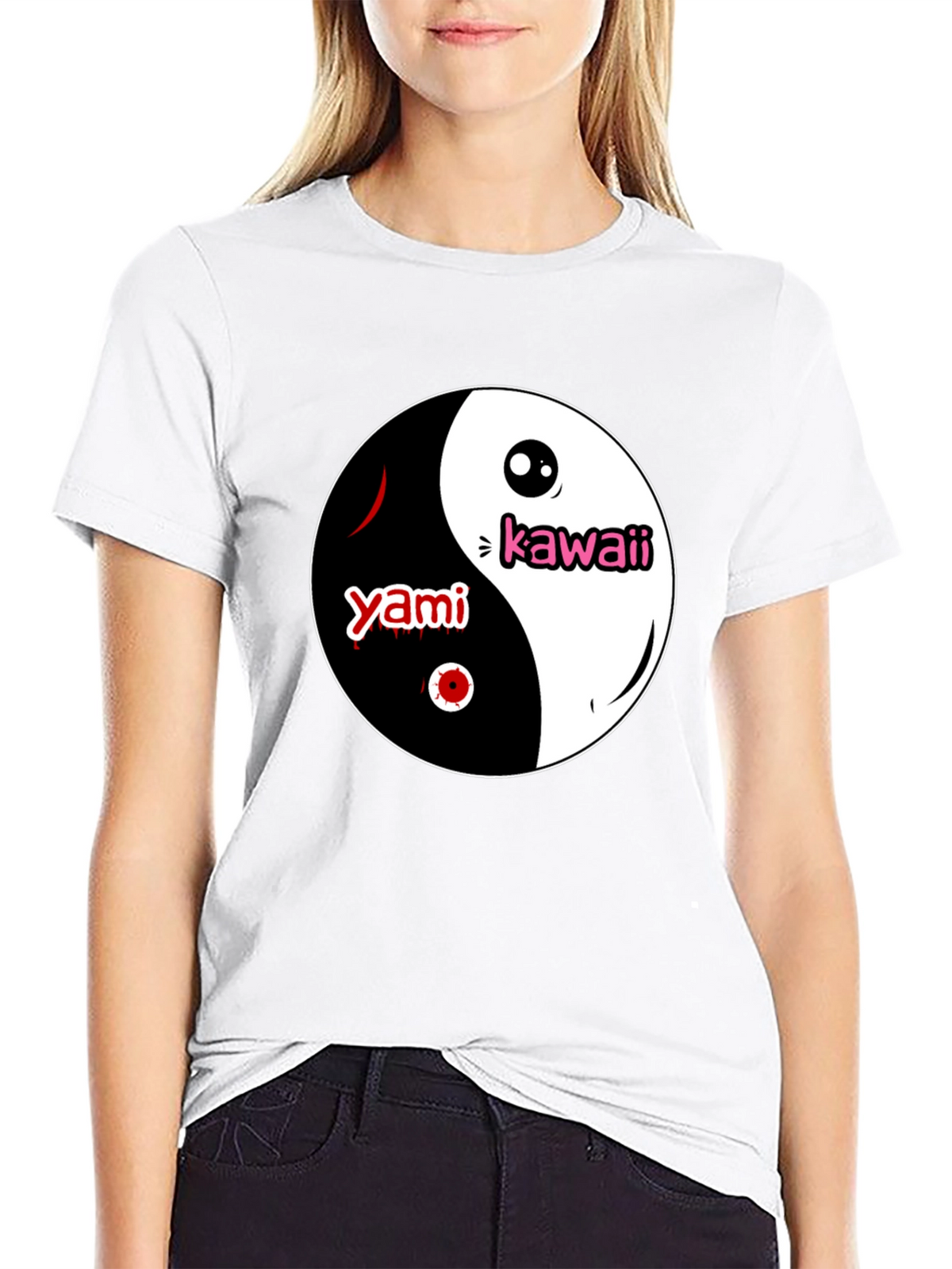 Yami Kawaii Yin Yang T-Shirt