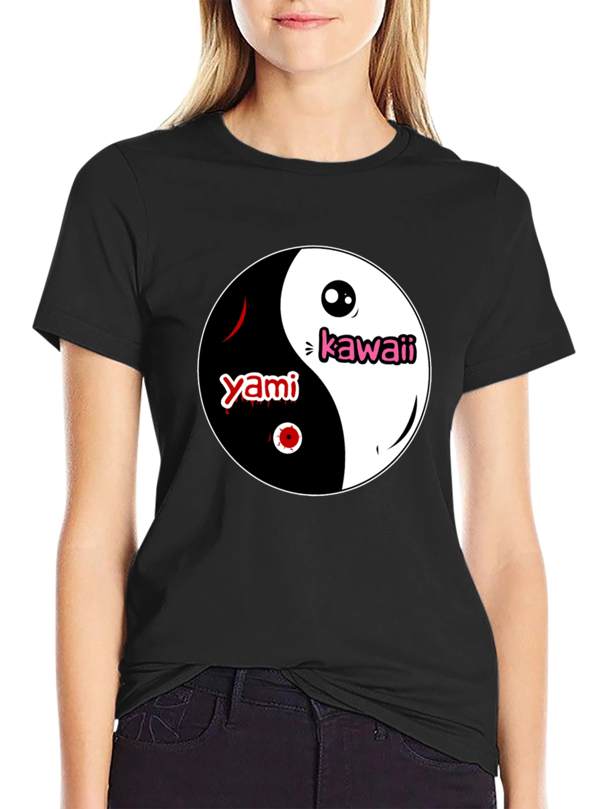 Yami Kawaii Yin Yang T-Shirt