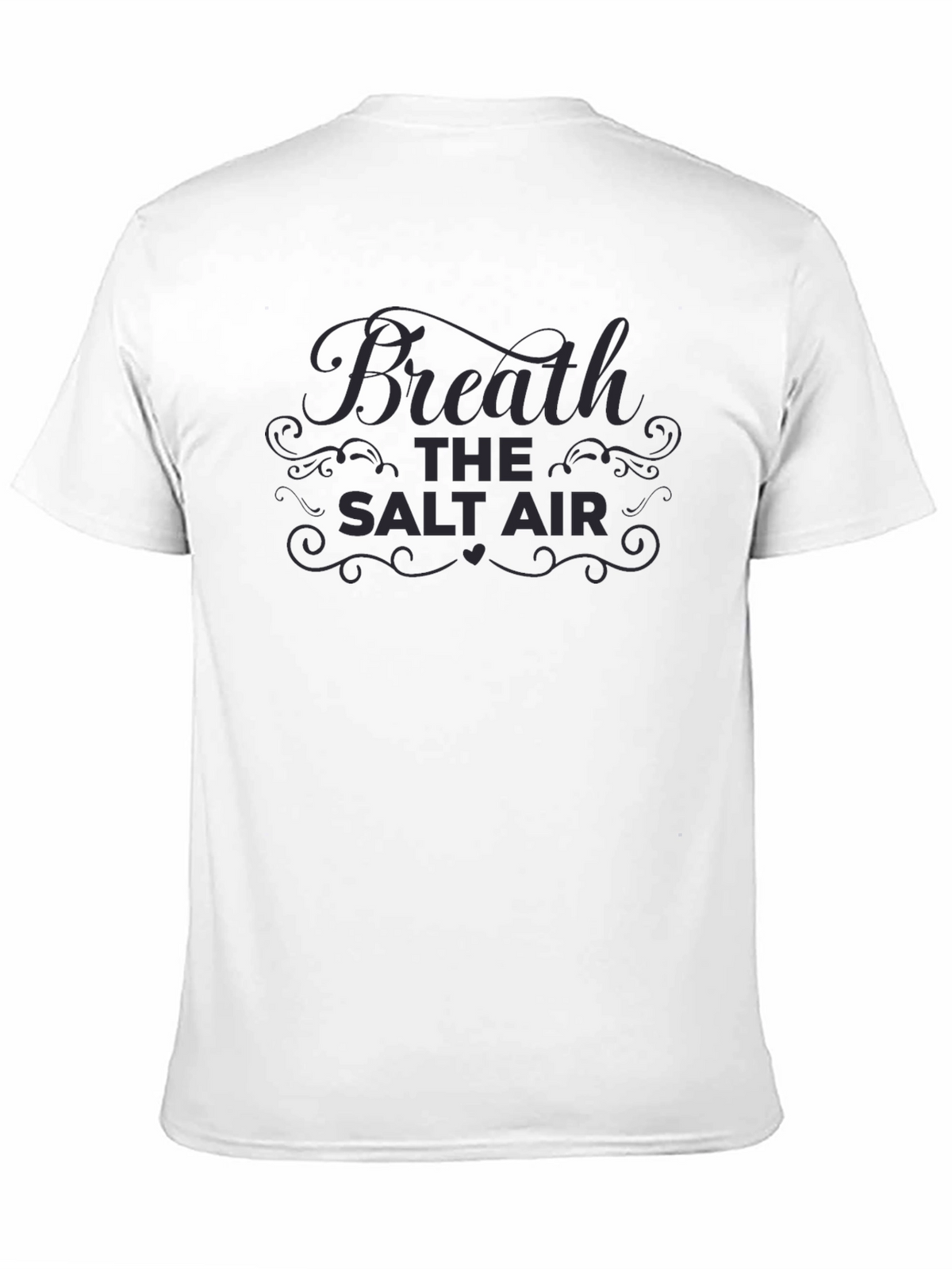 Breathe the Salt Air Black Graphic Tee
