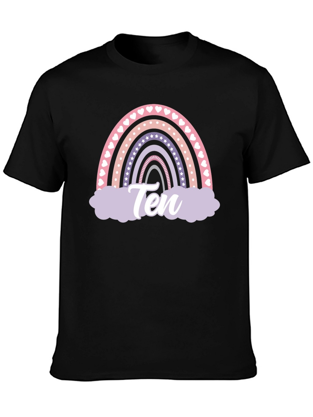 Rainbow Birthday Ten T-Shirt
