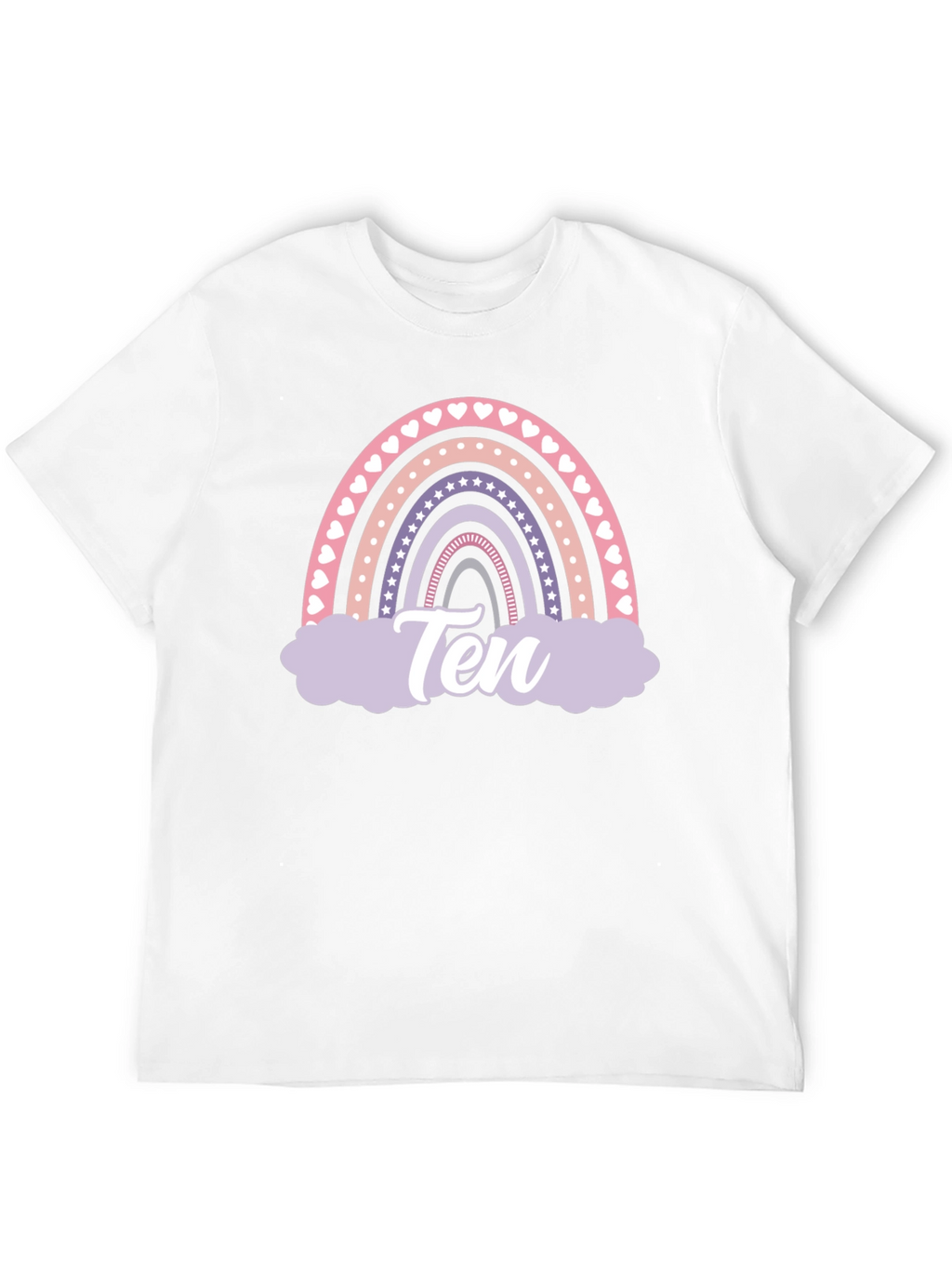 Rainbow Birthday Ten T-Shirt