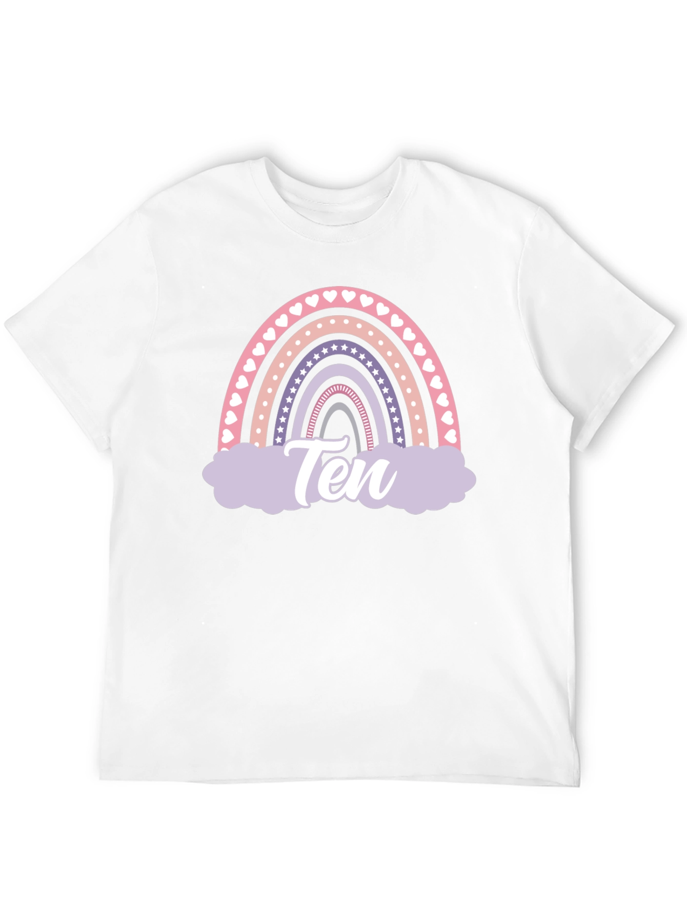 Rainbow Birthday Ten T-Shirt
