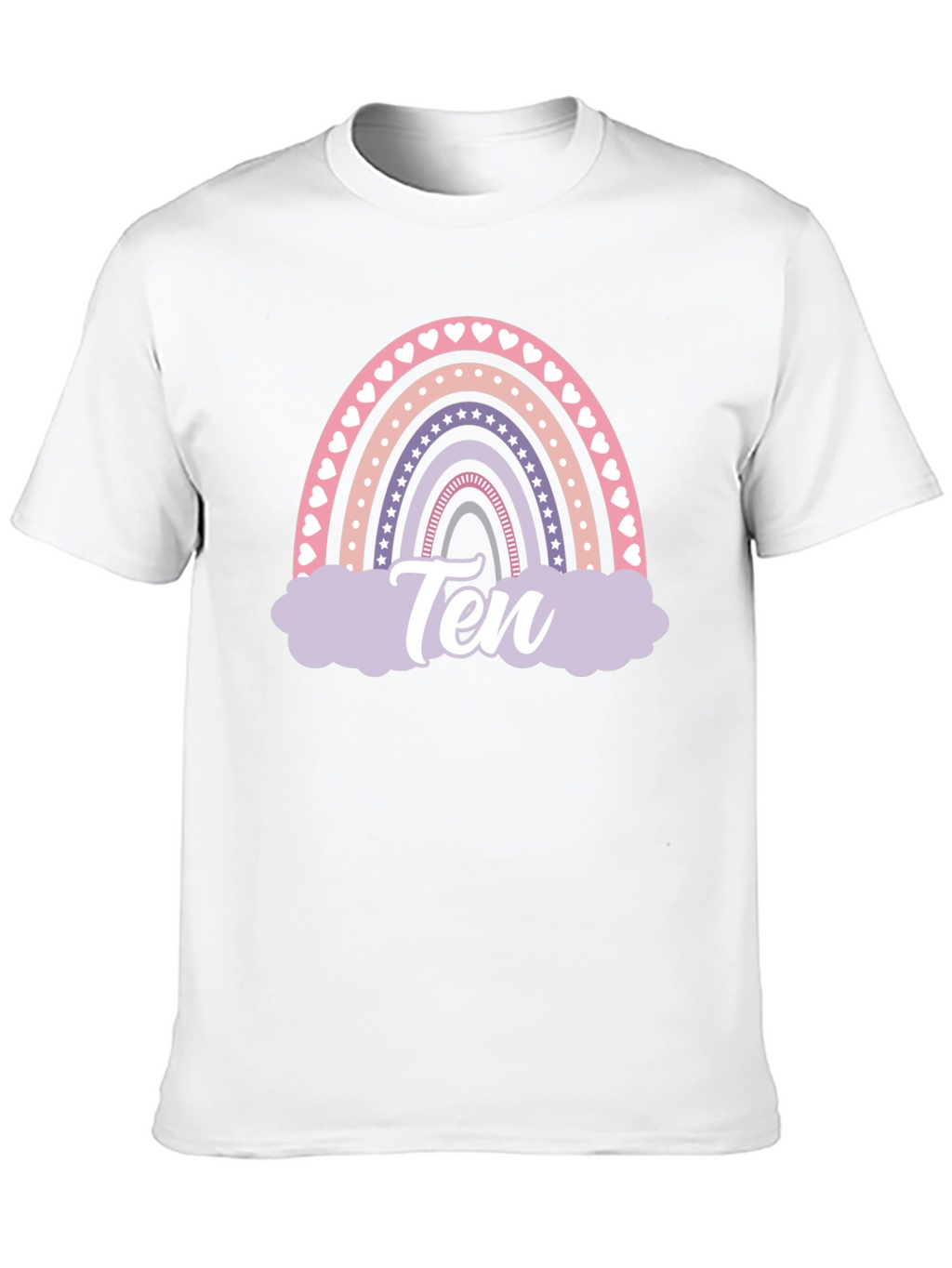 Rainbow Birthday Ten T-Shirt