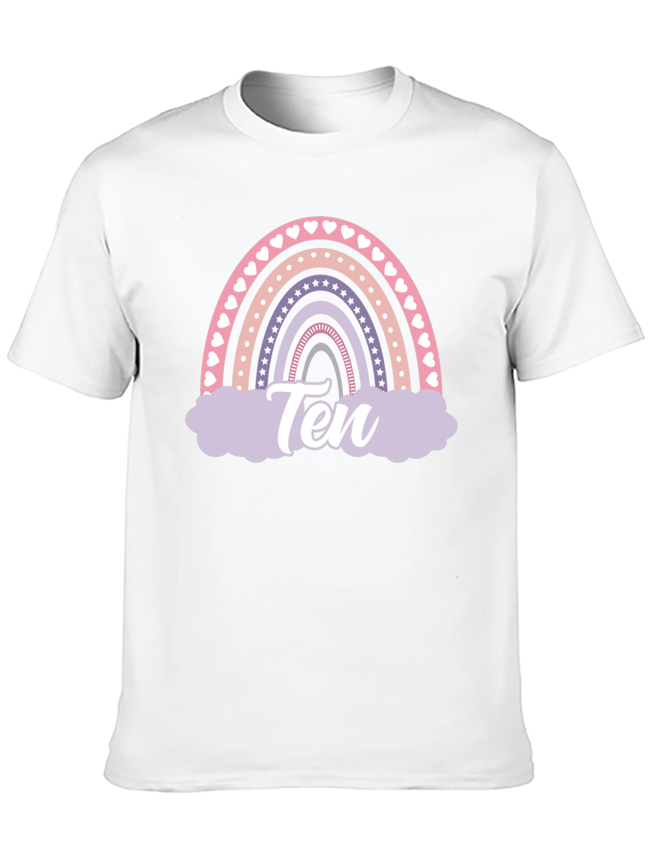 Rainbow Birthday Ten T-Shirt
