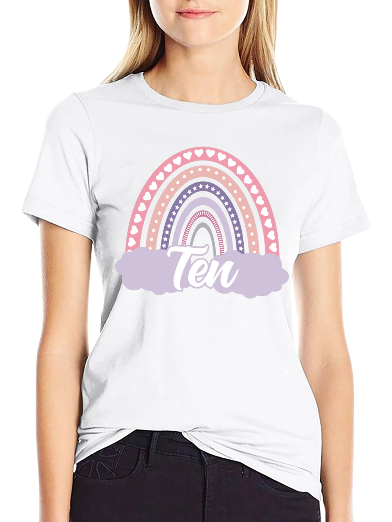 Rainbow Birthday Ten T-Shirt