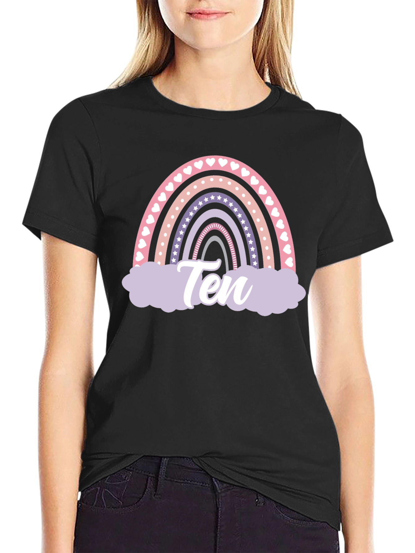 Rainbow Birthday Ten T-Shirt