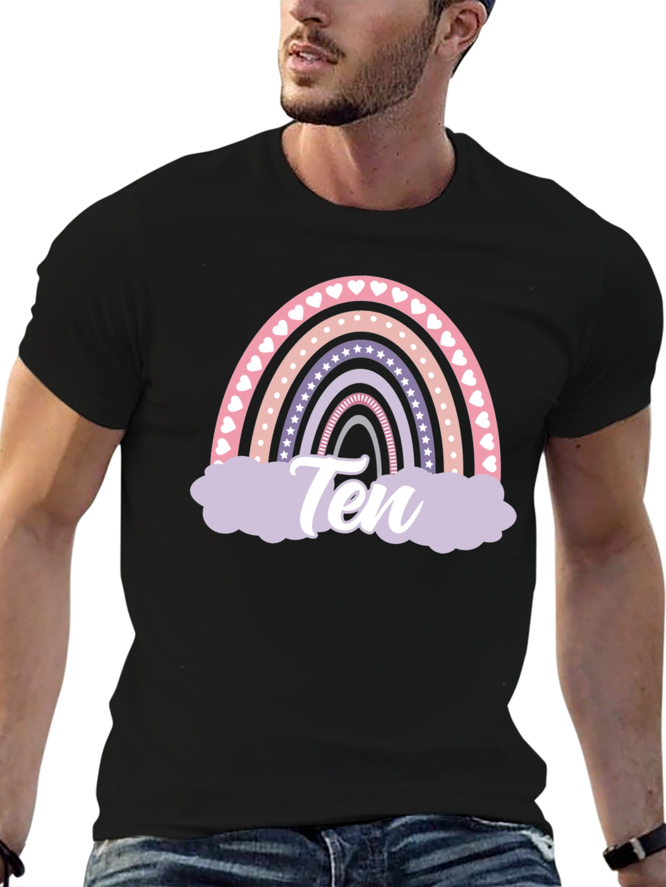 Rainbow Birthday Ten T-Shirt