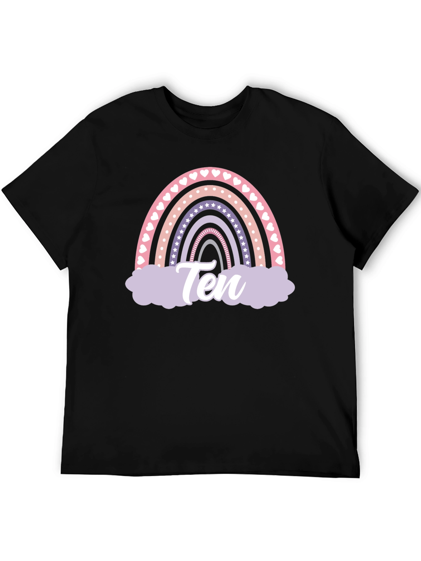 Rainbow Birthday Ten T-Shirt