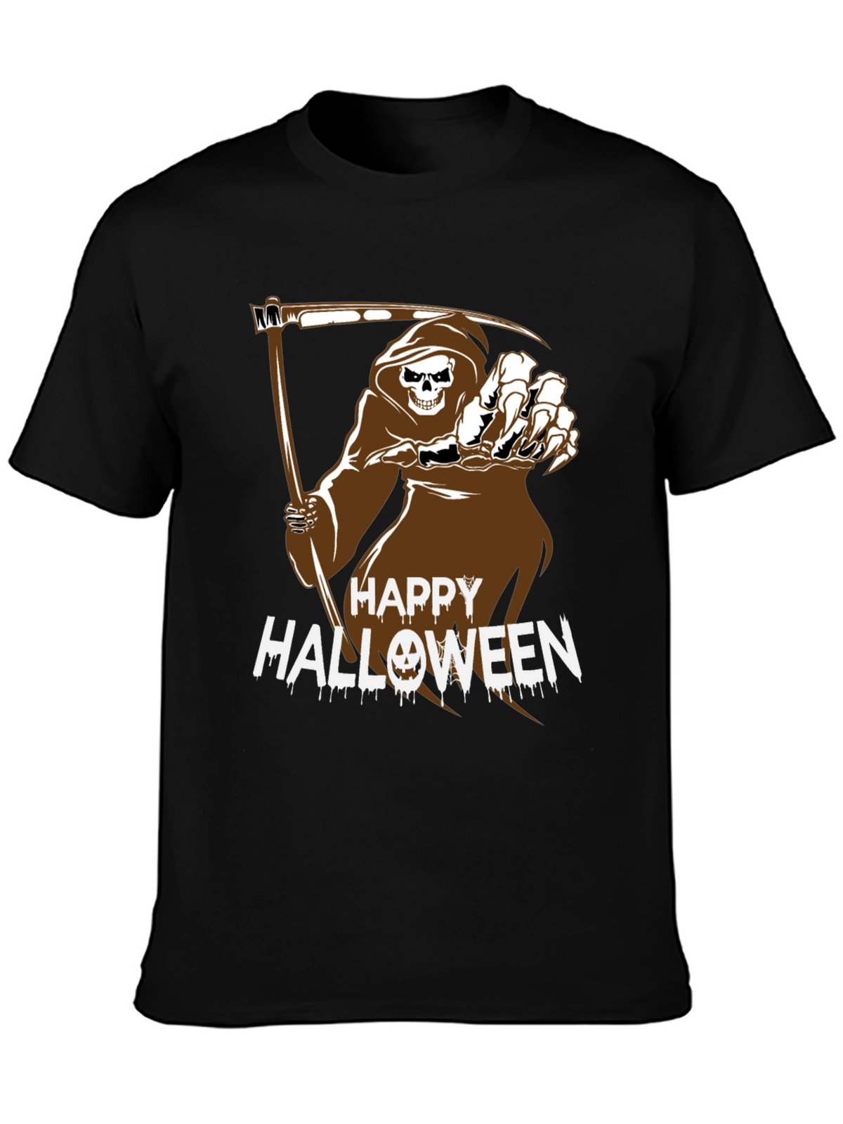 Happy Halloween Reaper Graphic Tee