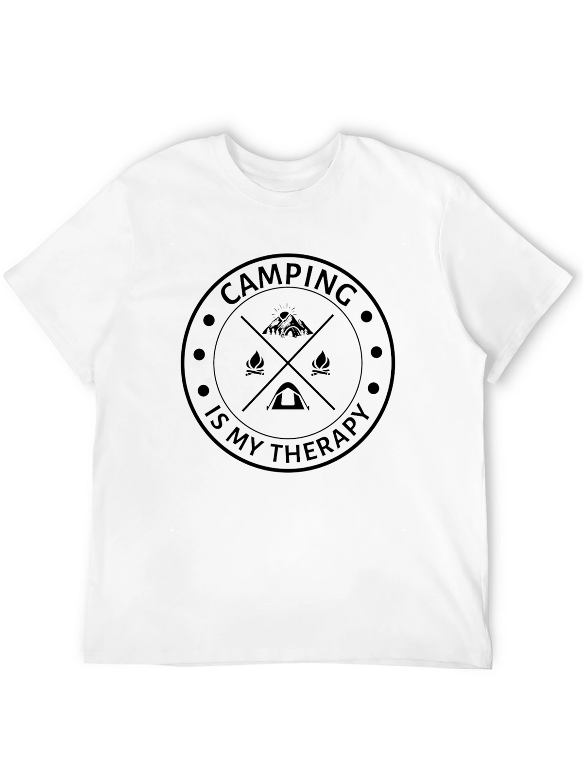 Camping is My Therapy Graphic Tee