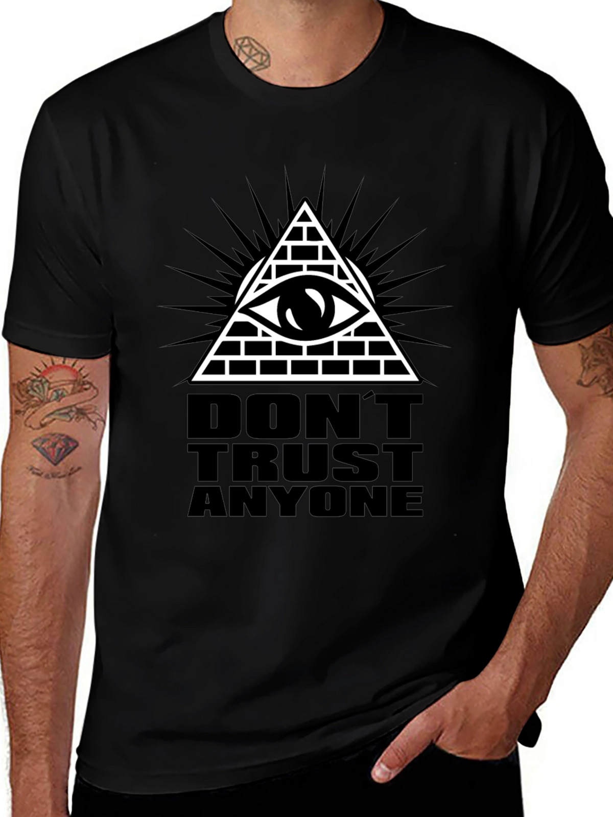 Illuminati Eye T-Shirt - Dont Trust Anyone