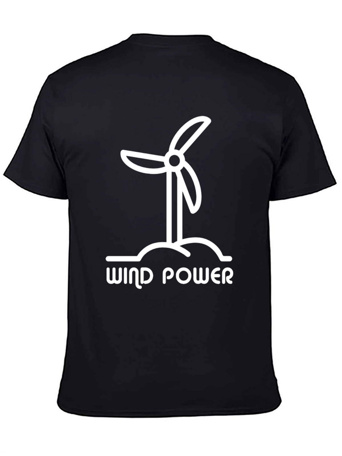 Wind Power Graphic Tee - Eco-Friendly Design
