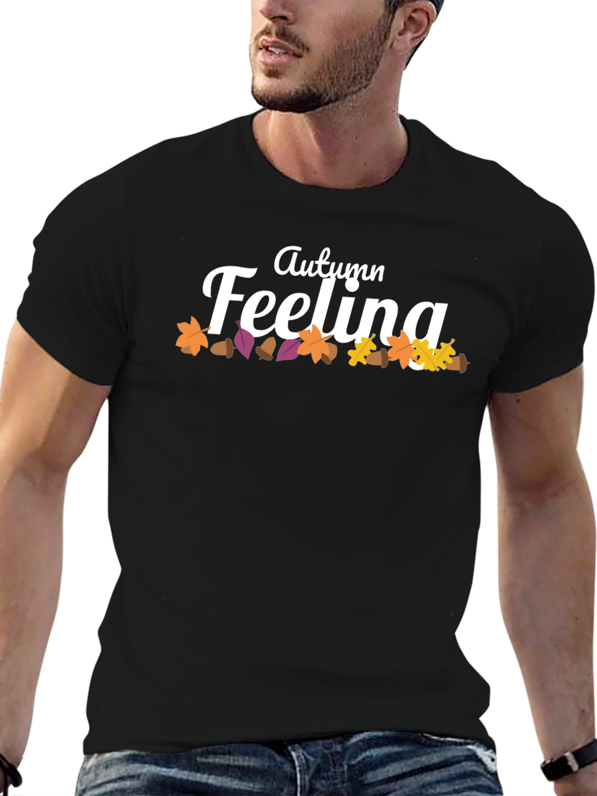 Autumn Feeling Graphic T-Shirt