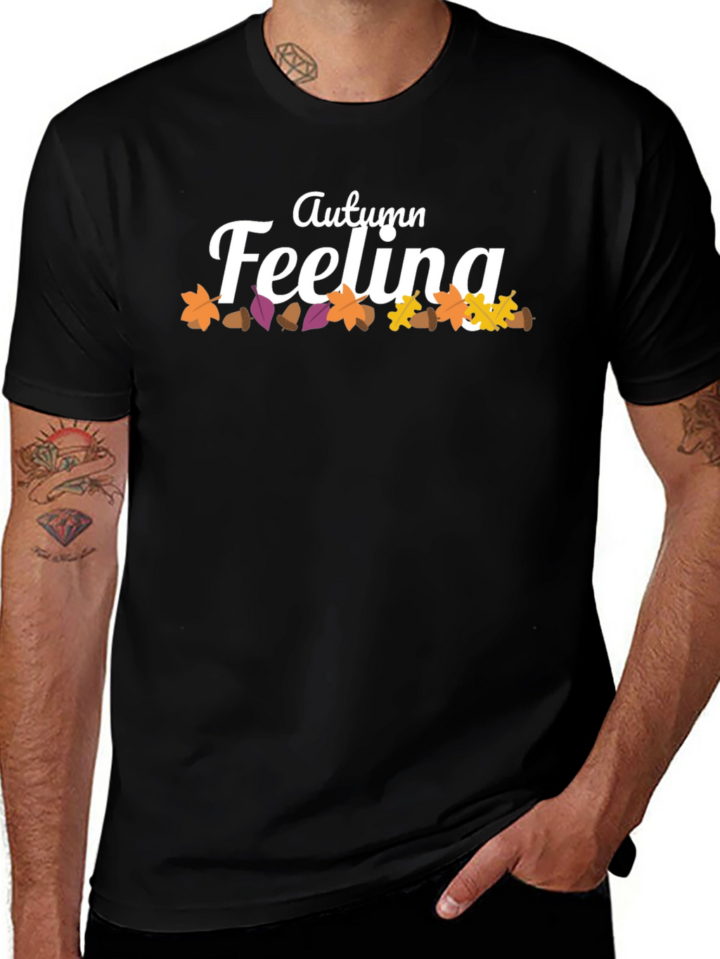 Autumn Feeling Graphic T-Shirt